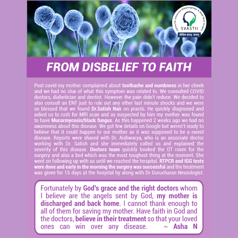 Svastii_Dr.SatishNair_Testimonial.Mucormycosis_Asha